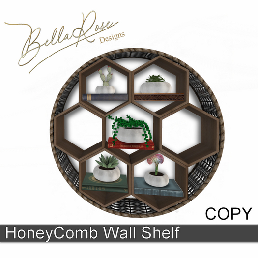 Second Life Marketplace [BR] Wall Shelf
